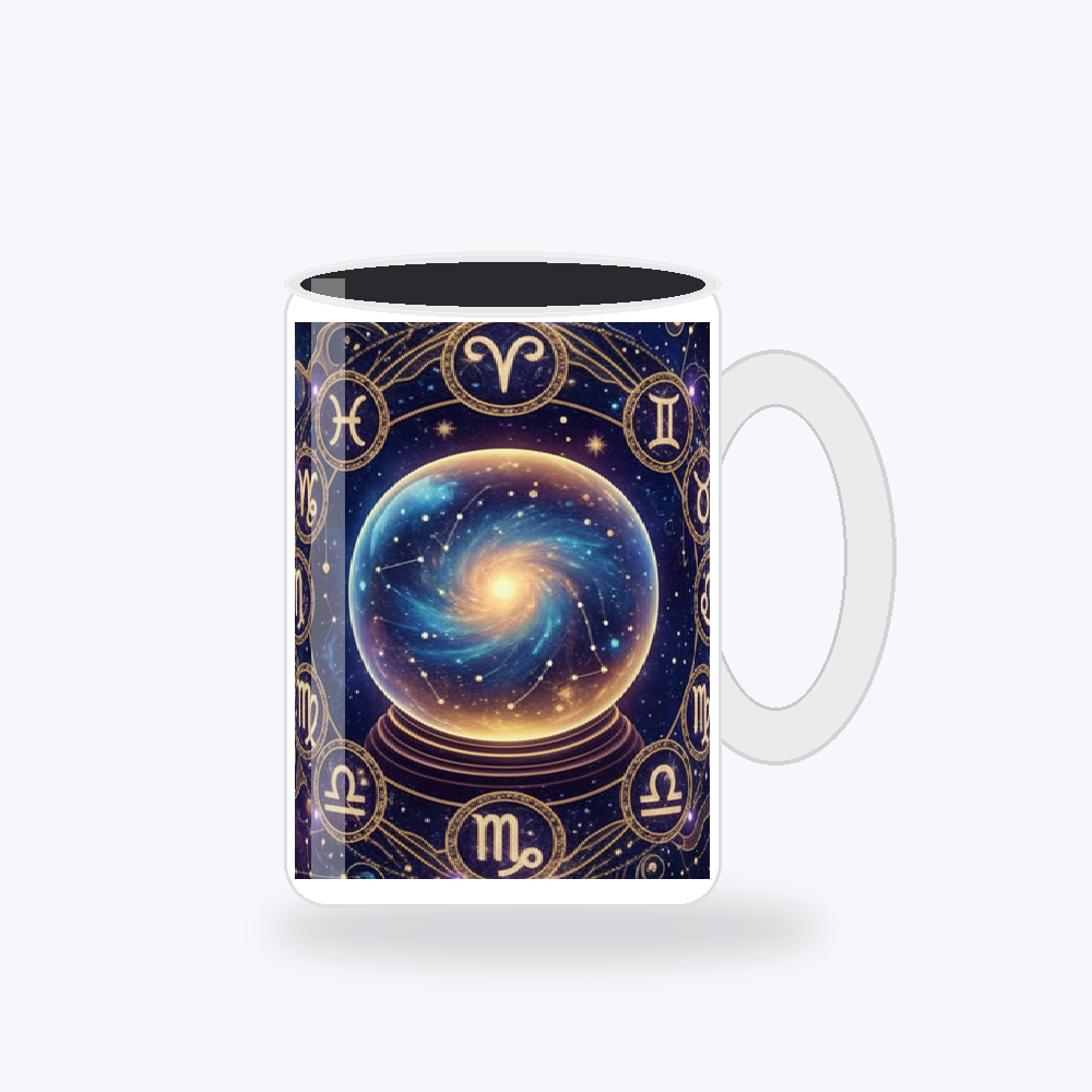 Mystic Crystal Ball Astrology AR Mug