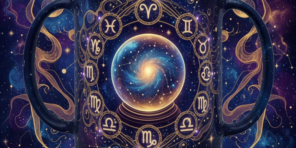 Mystic Crystal Ball Astrology AR Mug