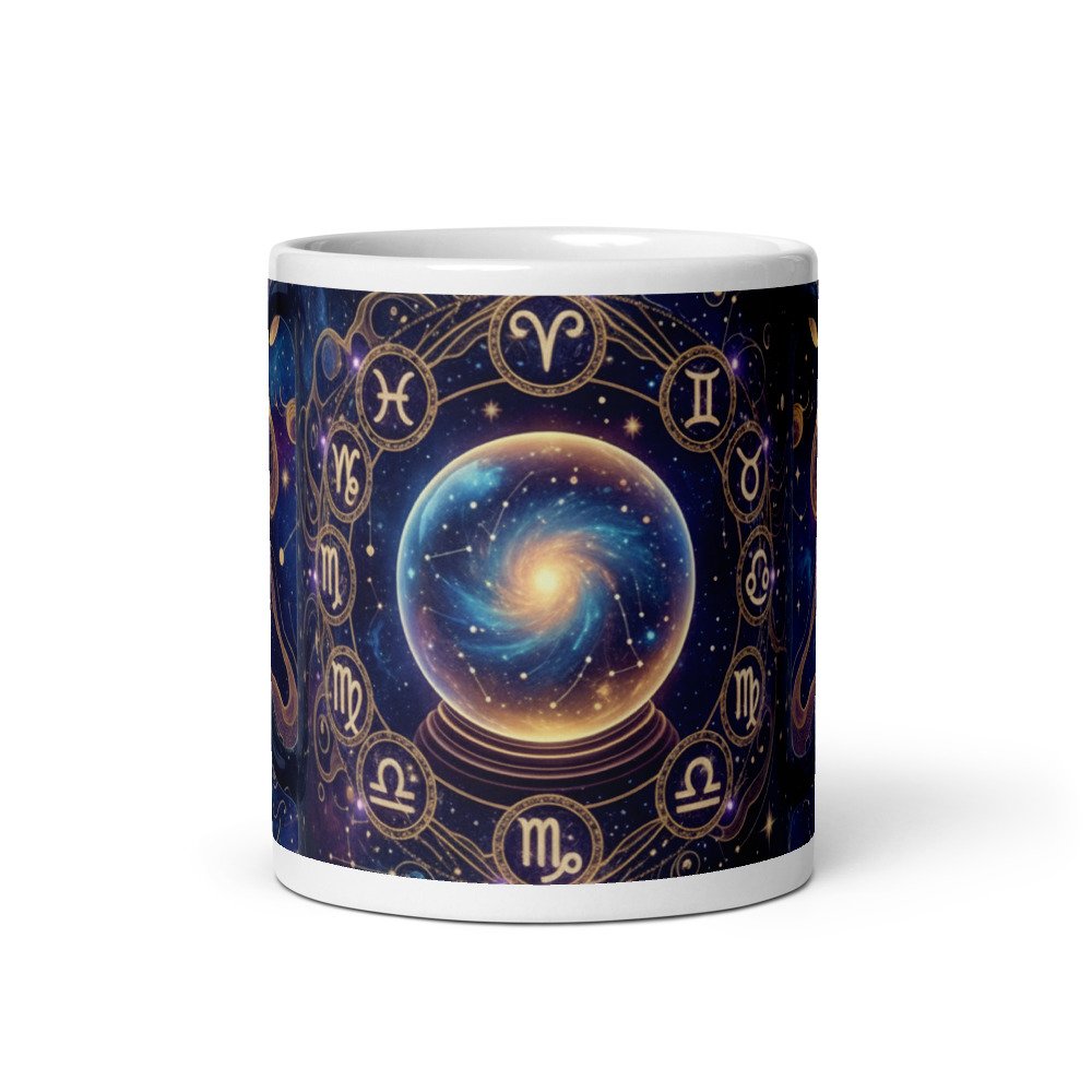 Mystic Crystal Ball Astrology AR Mug