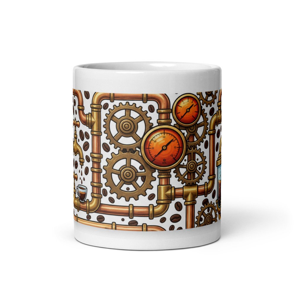Flat 2D Rectangular Panoramic Vibrant AR Mug